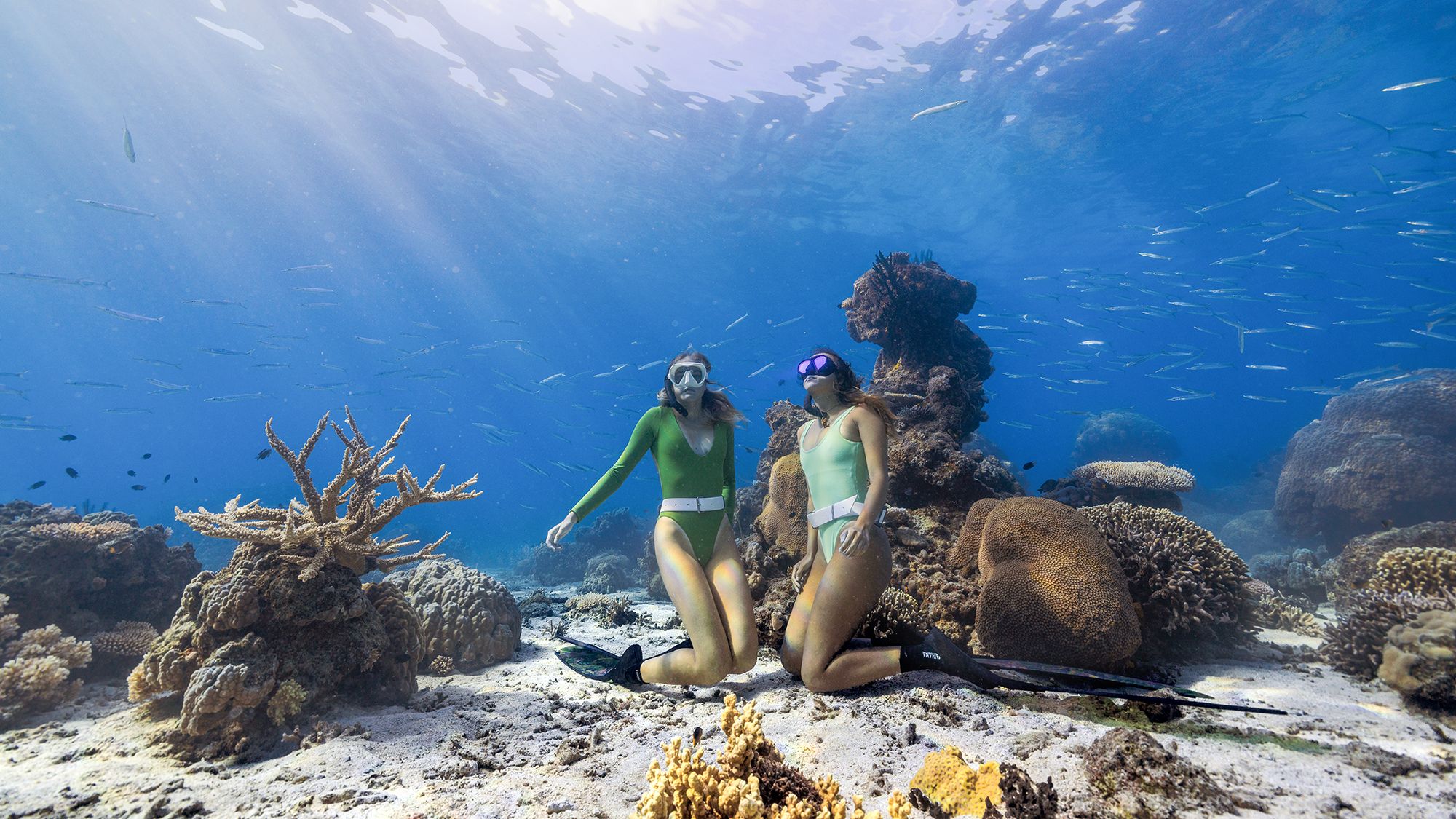 OceanGalz Dive Kit — Maria & Isa's Freediving Mask & Snorkel | HI