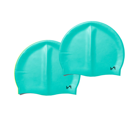 HI Supreme HI-Viz Swim Cap (2-Pack)