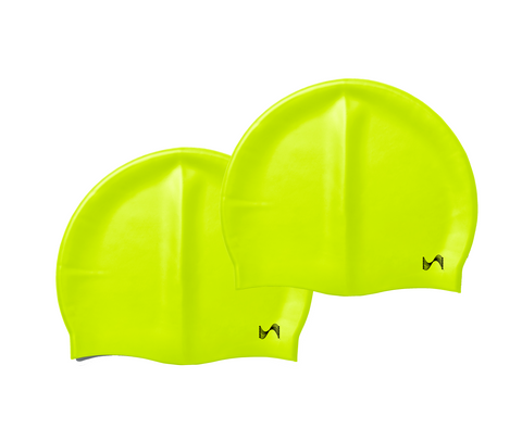 HI Supreme HI-Viz Swim Cap (2-Pack)