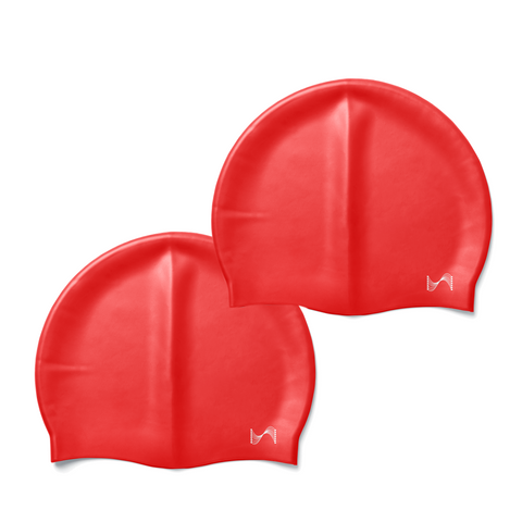 HI Supreme HI-Viz Swim Cap (2-Pack)
