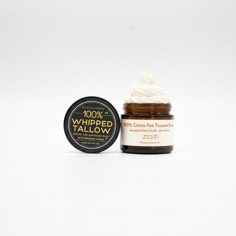 Moo'ana OceanCream | 100% American Grass-Fed Beef Tallow